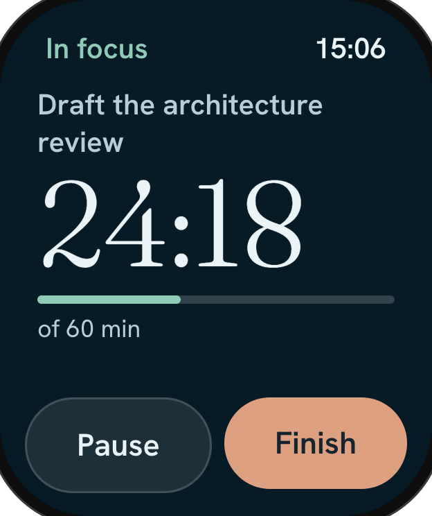 Focus on Apple Watch